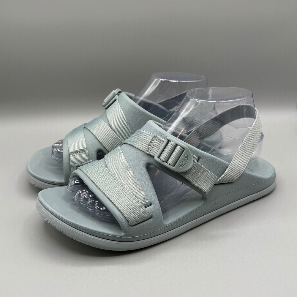 Chaco Chillo Womens Blue/Grey Mist Strappy Outdoor Hiking Sport Sandal Sz 8